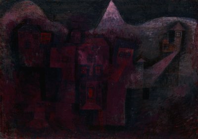 Jižní horská vesnice; Sudliches Bergdorf od Paul Klee
