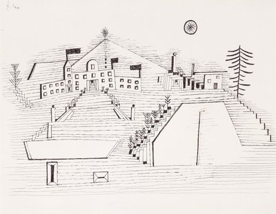 Letní palác v Beride; Letní palác poblíž Beride od Paul Klee