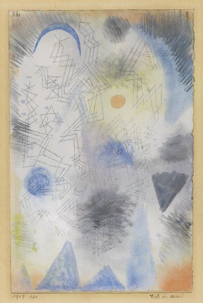 Cíle v mlze, 1917 od Paul Klee