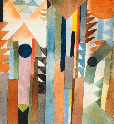 Les, který vyrostl ze semene; Les, který vyrostl ze semene od Paul Klee