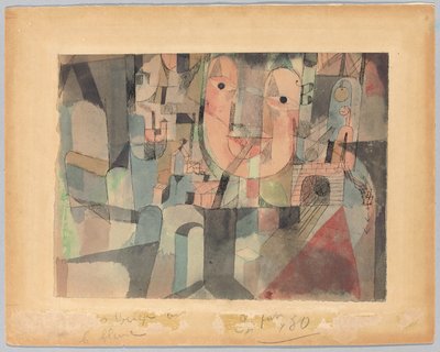 Muž cestování; Ten z cesty od Paul Klee