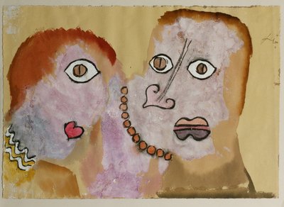 Náhrdelník. Akvarel (akvarel) od Paul Klee