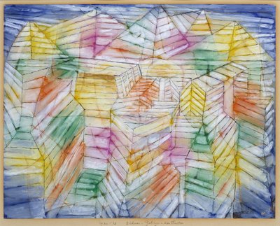 Divadlo-hora-stavba od Paul Klee