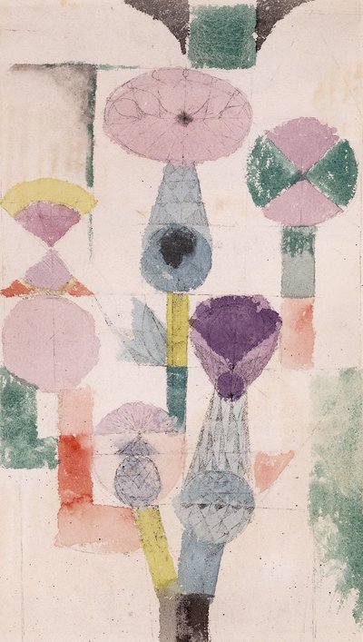 Bodlák květ; Distelblute od Paul Klee