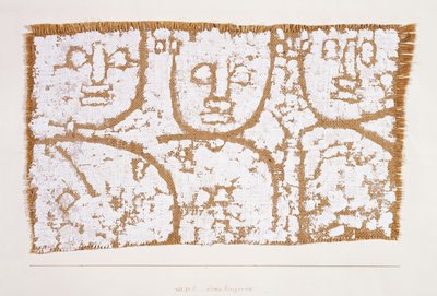 Tři postavy; Trojka sjednocující od Paul Klee