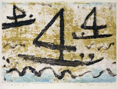 Tři čtyři plachtění od Paul Klee