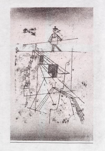 Provazochodec, 1923. od Paul Klee
