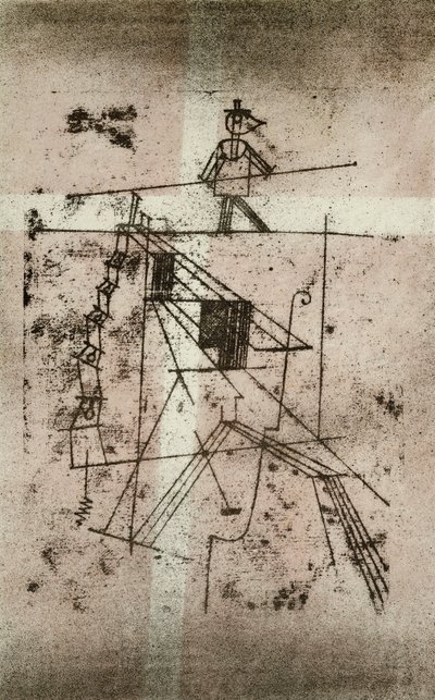 Provazochodec; Seiltanzer (Kornfeld 95 IV b) od Paul Klee