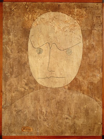 Un savant - učenec (malba na plátně) od Paul Klee