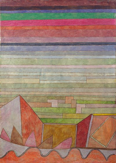 Pohled do úrodné země Blick v das Fruchtland, 1932. od Paul Klee