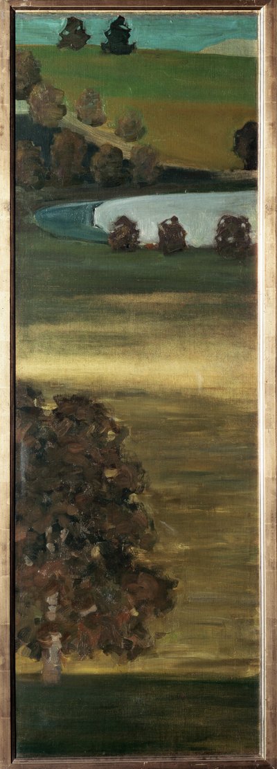 Pohled na údolí Aar, Švýcarsko - Malba od Paul Klee