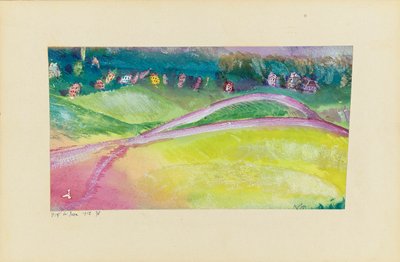 Vesnice nedaleko Bernu od Paul Klee