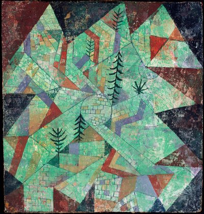Wald bau (dřevěná konstrukce) od Paul Klee