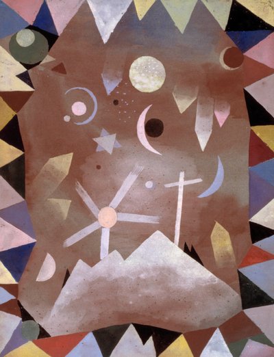 Summit nad horou, 1917. od Paul Klee