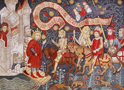 Příjezd Johanky z Arku na zámek Chinon, 6. března 1428. od Paul Lacroix