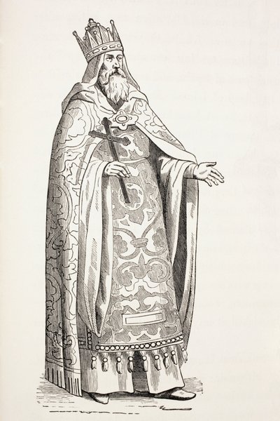 Prester John, známý také jako presbyter Johannes. od Paul Lacroix
