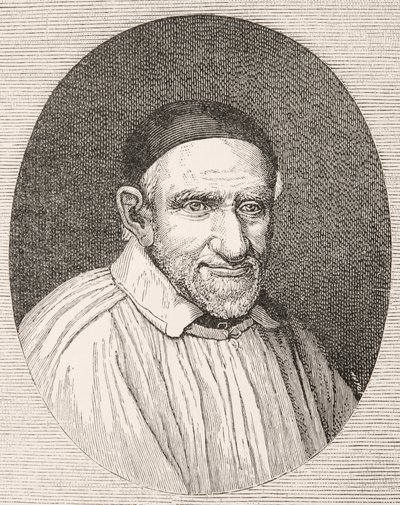 Svatý Vincent De Paul 1581 - 1660. Francouzský katolický kněz a světec. Podle díla Simona Francoise. od Paul Lacroix