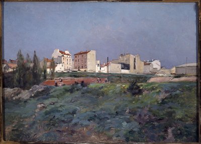 Údolí Bièvre, vlevo od ulice de Tolbiac od Paul Léon Felix (attr. to) Schmitt