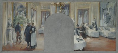Interiér divadla Francais, 1871 od Paul Louis Delance