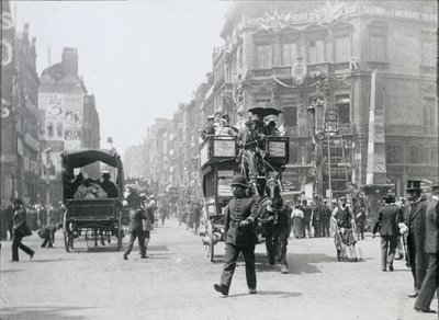 Ludgate Circus, Londýn, připravený na královnino jubileum, 1897 od Paul Martin