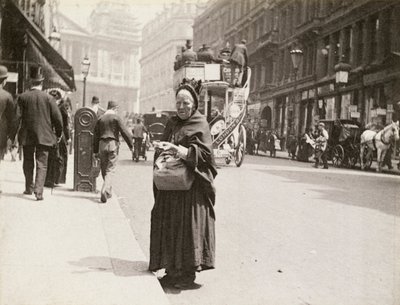 Prodejce zápalek, Ludgate Hill, Londýn, 1893 od Paul Martin