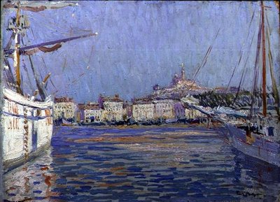 Starý přístav, Marseille od Paul Mathieu