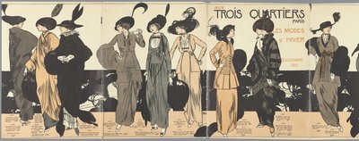 V Three Quarters Paris, Winter Fashions 6. října 1913 od Paul Méras