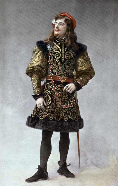 Francouzský komik Jean Perier (1869-1954) jako Giorgio d