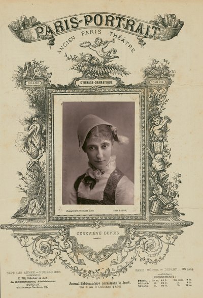 Geneviève Dupois, Gymnase-Dramatique od Paul Nadar