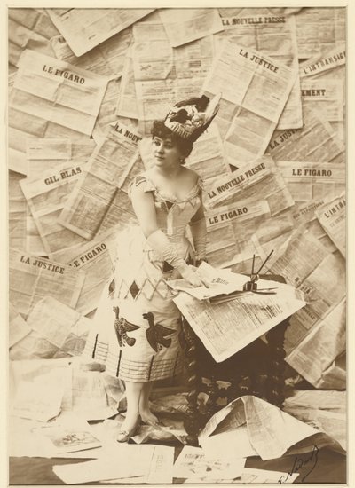 [Mlle Beaumaine, Théâtre des Variétés] od Paul Nadar