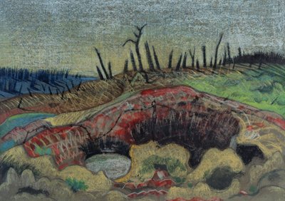 Farma, Wytschaete od Paul Nash