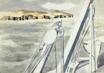 Pobřeží poblíž Gibraltaru od Paul Nash
