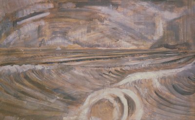 Dymchurch, kolem roku 1921 (olej na plátně) od Paul Nash