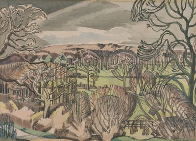 Krajina ve Fulmeru, Buckinghamshire od Paul Nash