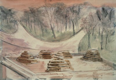 London Park, Marble Arch Defense od Paul Nash