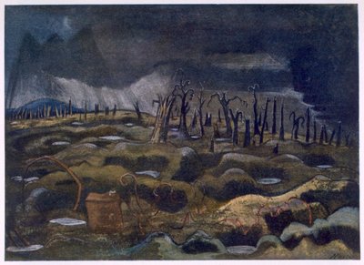 Nightfall, od britských umělců na frontě, pokračování západní fronty, část třetí, Paul Nash od Paul Nash