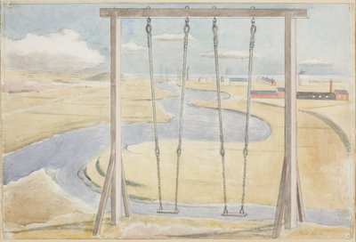 Řeka od Paul Nash