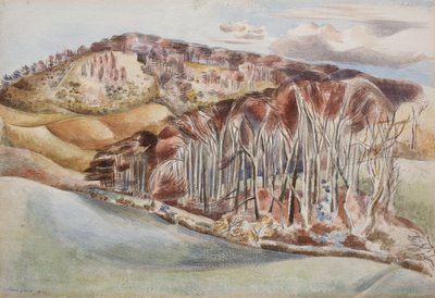Wood a Hill od Paul Nash
