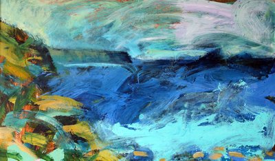 Cape Cornwall (akryl na palubě) od Paul Powis