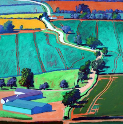 Pruh II (akryl na palubě) od Paul Powis