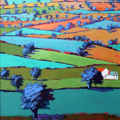 Blízko Sidmouth (akryl na palubě) od Paul Powis