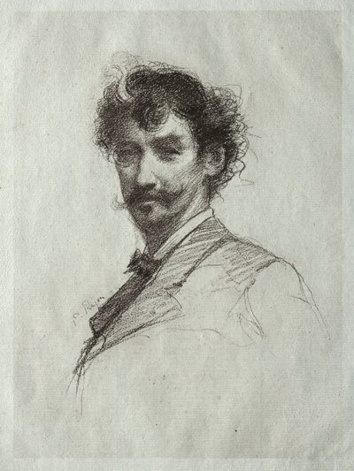 James McNeill Whistler s White Lock a Monocle. od Paul Rajon