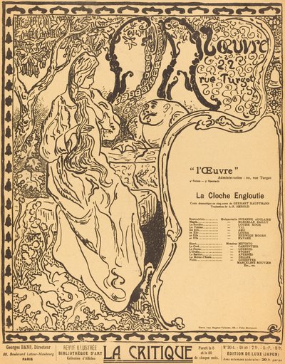 Potopený zvon od Paul Elie Ranson