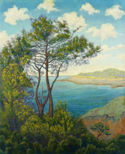 Nábřeží v Bretani; Pobřeží v Bretani, c. 1898 od Paul Elie Ranson