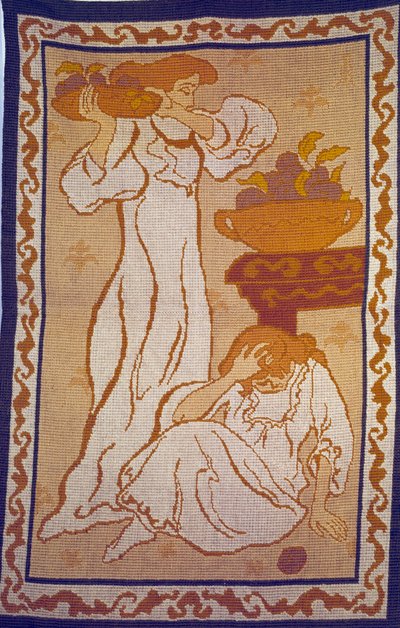 Ženy v bílé tapisérii od Paula Ransona (1864-1909) Paříž 20. století, městské muzeum moderního umění od Paul Elie Ranson