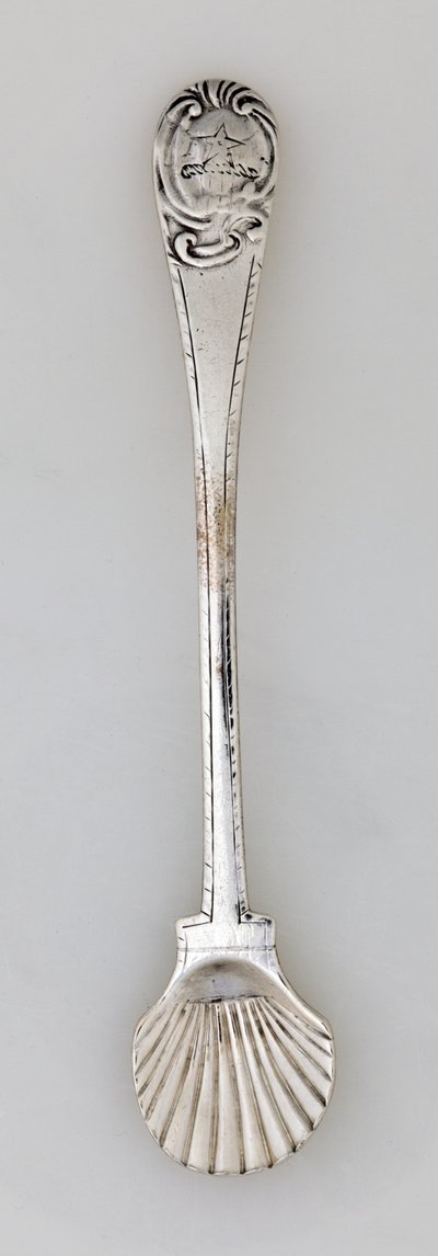 Lžíce hořčice nebo soli, 1781 od Paul Revere