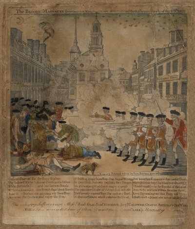 Krvavý masakr od Paul Revere
