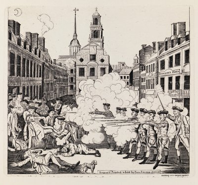 Krvavý masakr od Paul Revere