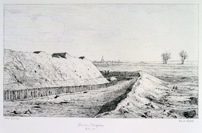 Haute Brugeres, obléhání Paříže, 1870-1871 od Paul Roux