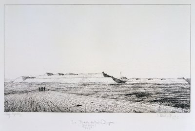 La Redoute des Hautes Brugeres, obležení Paříže, 1870-1871 od Paul Roux